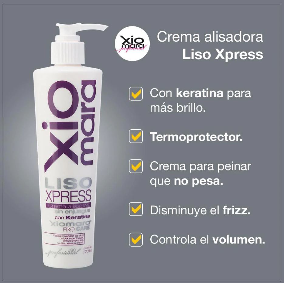 Liso Xpress Crema Alisadora 250ml con keratina